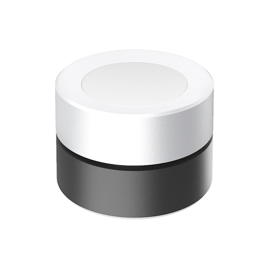 Funk-Drehdimmer weiss-schwarz KnockautX, by BRELAG