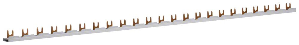 Kammschiene Hager 1P 1L Gabel 16mm² 80A 1000×55.5mm weiss