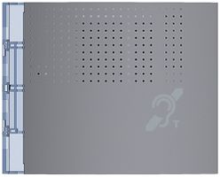 Frontale per modulo Teleloop grigio grafite