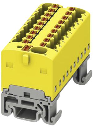 Verteilerblock PX PTFIX 4/18X1.5-NS15A YE