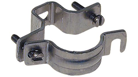 Metall mit Befestigungsloch