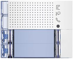 Frontblende für Tür-Lautsprecher-Modul Sfera mit 2+2 Ruftasten weiss