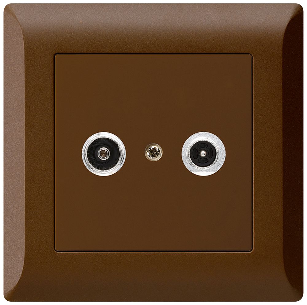 Prise antenne ENC kallysto.line R/TV 10.5dB 2GHz brun