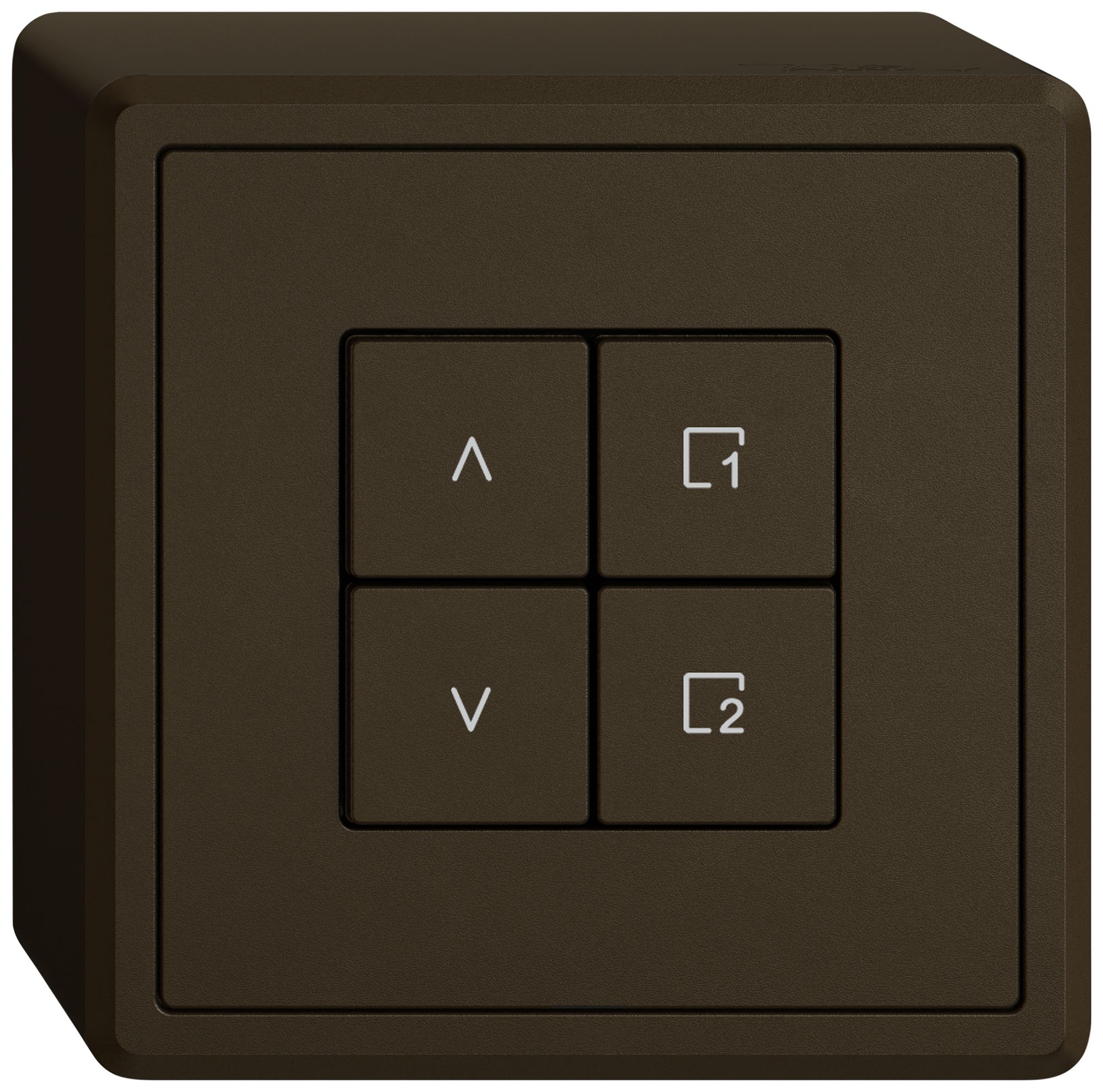 Station sec.stores AP EDIZIO.liv Wiser SNAPFIX® 1 scène 4 touches WLAN br