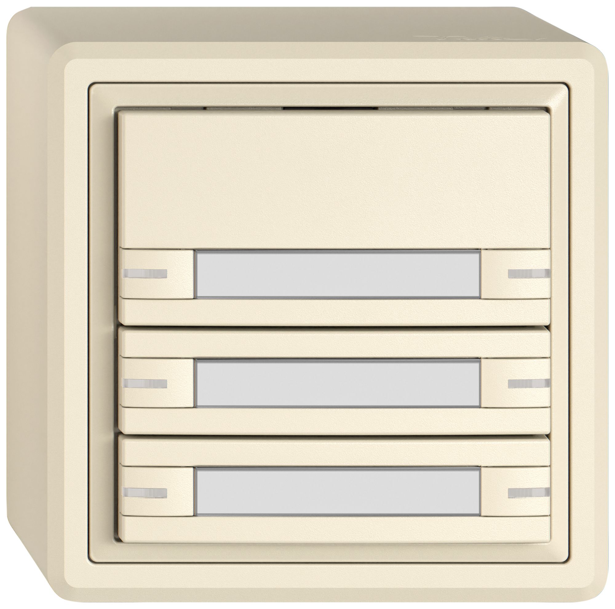 Pulsante KNX RGB AP EDIZIO.liv SNAPFIX® sensore temp.RGB-LED targ.6× com.1T cr