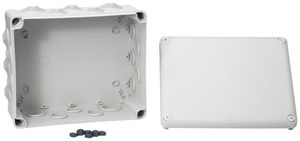 Boîte de dérivation AP Mureva 275×225×120mm vide gris IP55