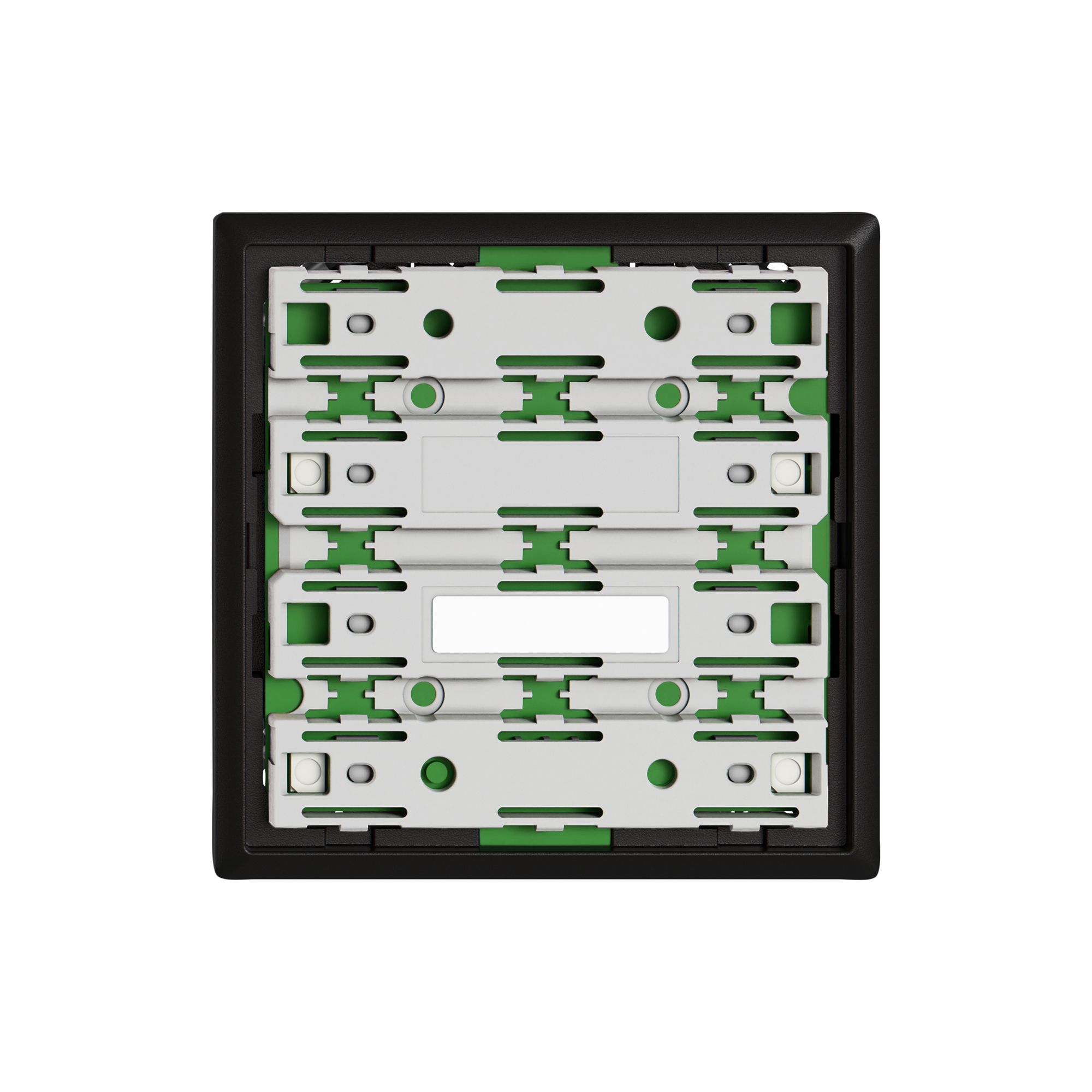 Frontplatte EDIZIO.liv SNAPFIX® für UNI-Taster 3902-1 mit LED sz