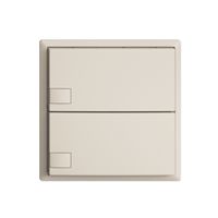 UP-Taster KNX 2-fach EDIZIOdue crema RGB ohne LED