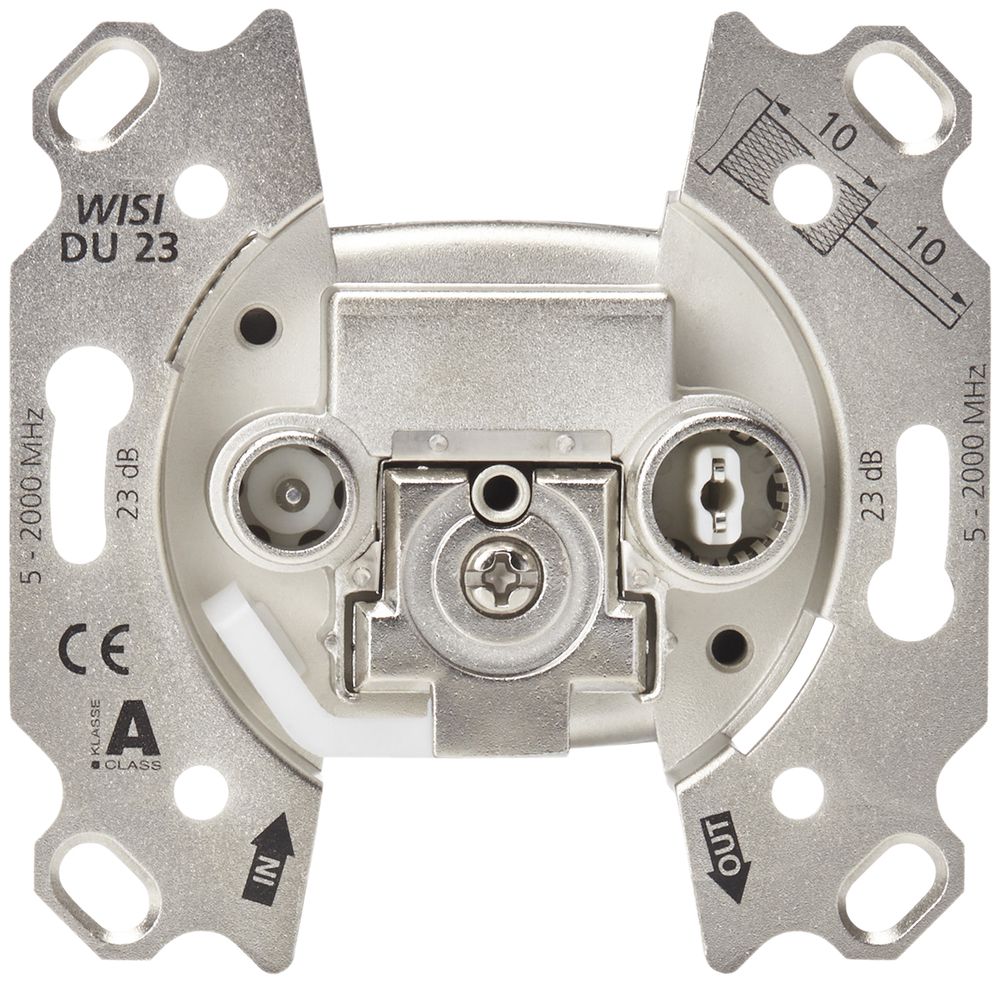 Breitbanddose 2-Loch 23dB