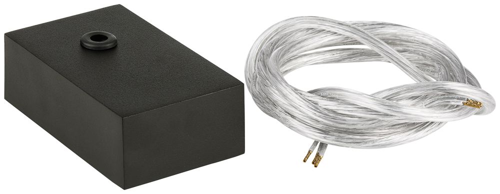 Rosone EGLO CANOPY per SALOBRENA  3×0.75mm², 2m, 110×65×37mm, nero