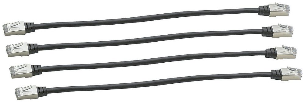 Patchkabel 0.3m Kat.6 RJ45 hochflexibel