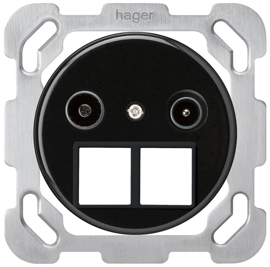 UP-Antennendose TV-R HMS basico B 19dB schwarz