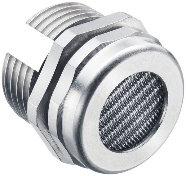 Entwässerungselement AGRO M16×1.5 mit Sieb Messing vernickelt