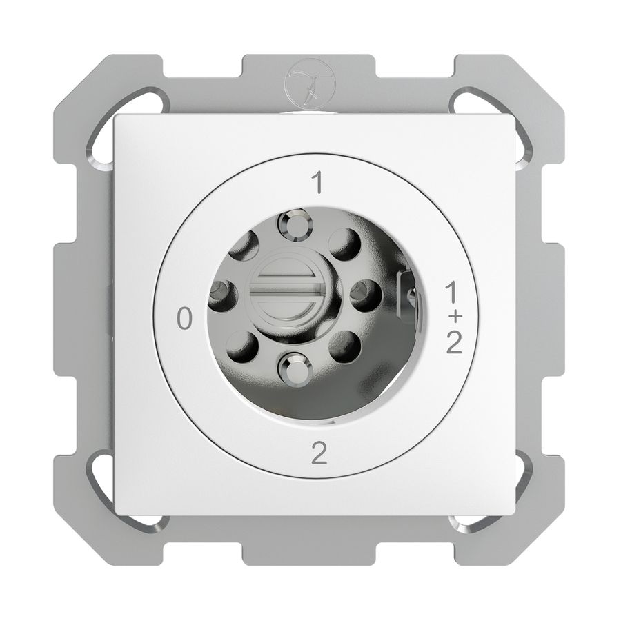 Interruttore rot. INC EDIZIOdue 1/1P bianco, per serrat. senza cilind