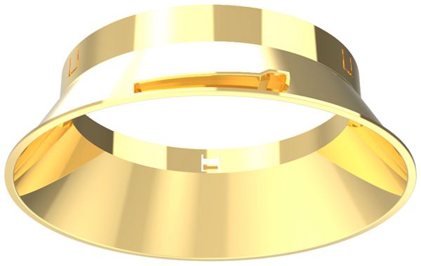 Reflektor DOTLUX CIRCLEvario Kunststoff symmetrisch 80° Ø193×60mm Gold