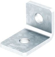 Plaque de raccordement 90° Bettermann 54×54×40×5mm zingué à chaud par immersion