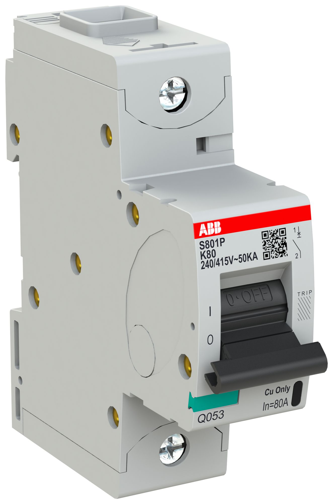 Leitungsschutzschalter ABB S801P-K80 1P 230V K-80A 50kA 1.5TE