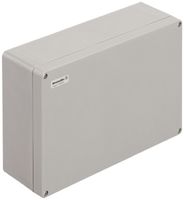 Gehäuse Polyester Weidmüller POK 400×250×120mm glasfaserverstärkt silbergrau