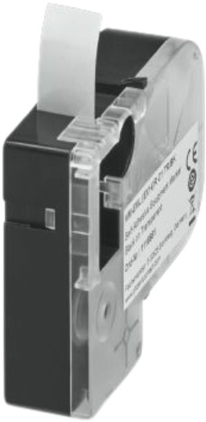 Étiquette PX MM-EML (EX14)R C1 TR/BK continue×12mm tr/no