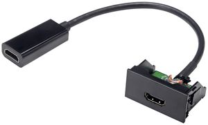 Modulo HDMI Cecoflex per sistema di montaggio AV, 4K/60Hz f/f, cavo, nero
