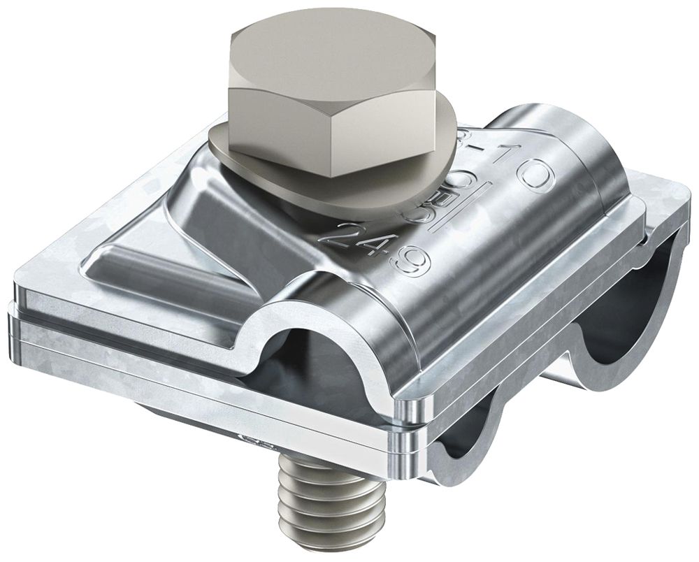 Morsetto per parafulmine BET Vario Ø8…10mm Ø6…16mm ac Zn caldo per immersione