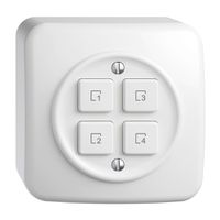 Pulsante scena AP 4 scene/4T Sdue Wiser bianco