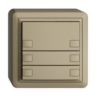 AP-KNX-Taster RGB EDUE, 250mW, o.LED, 3×Taste, 2×Tastenb., sa