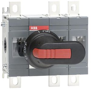 Interrupteur de charge ABB 200A/400V 3L, avec poignée&axe