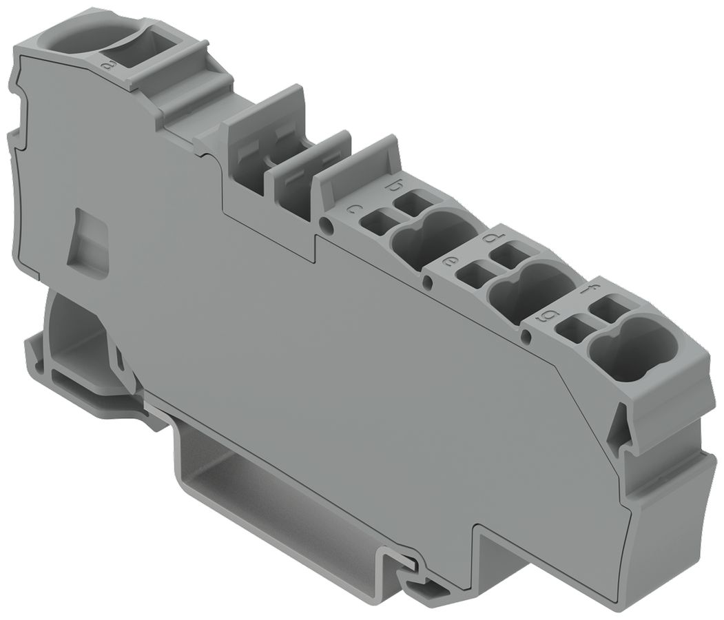 Borne de passage WAGO Contact TOPJOB S 1×6/6×1.5mm² gris