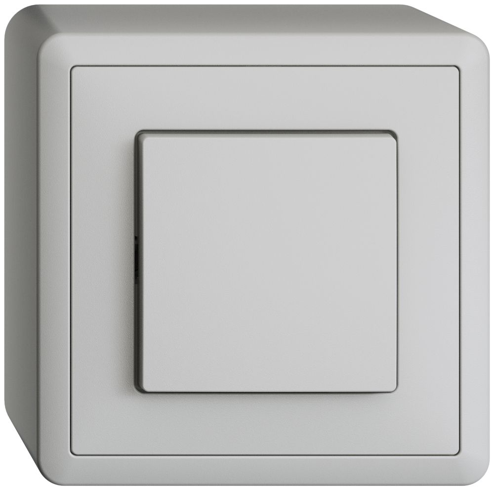 AP-Taster EDIZIOdue AR/2L hellgrau