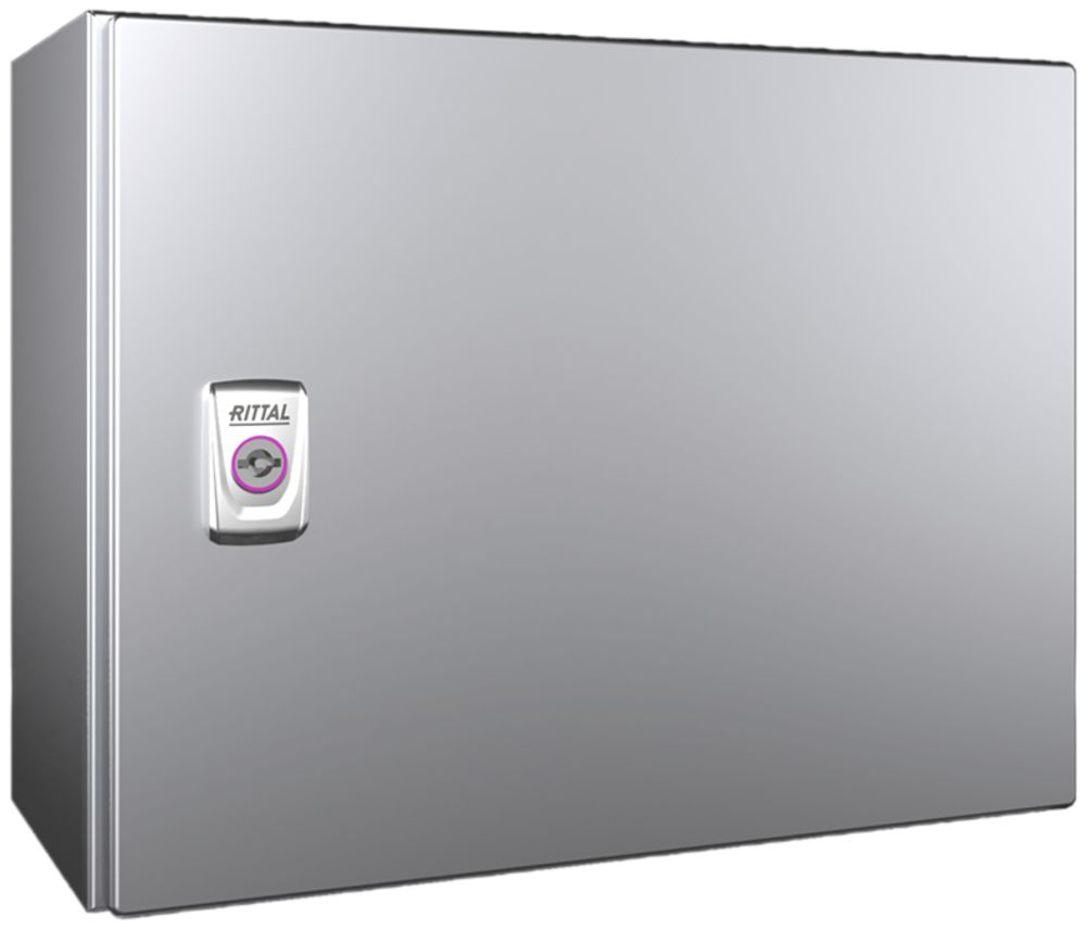 Armoire compacte Rittal AX, 1 porte, IP66, 380×300×210mm, acier fin V2A