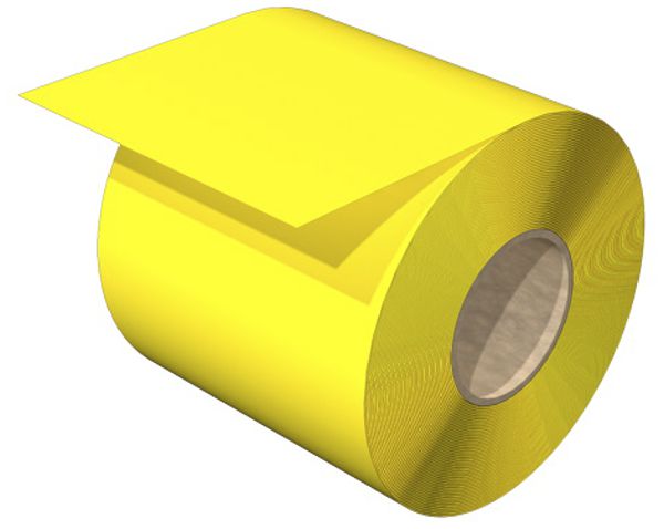 Etichetta Weidmüller THM PV EL 90 GE 30M continua autoadesiva giallo