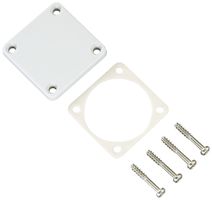 Plaque d'obturation DEM KD BD/CEE 75×75×6mm gris clair