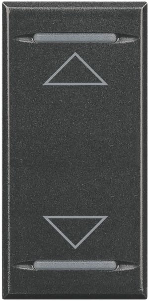 Wippe Axolute für 1 Modul anthrazit Storen AUF/AB