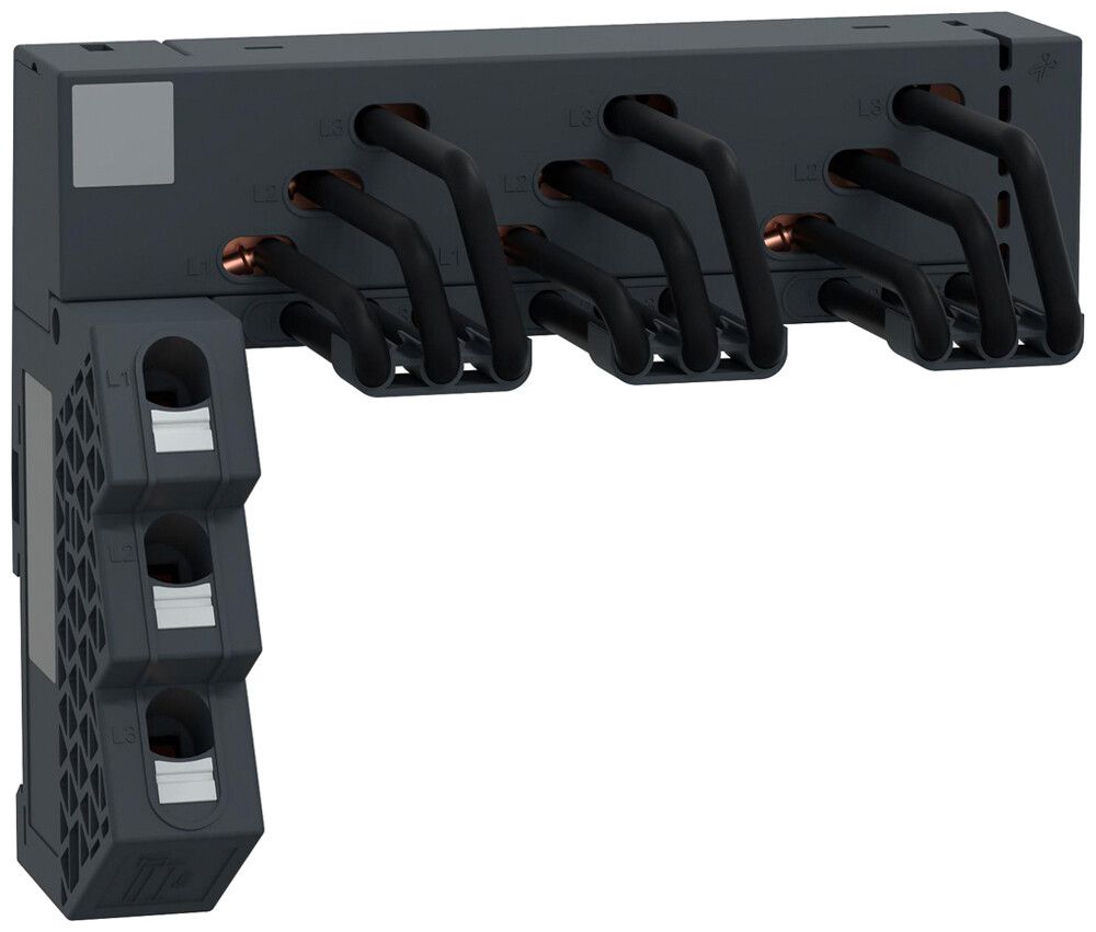 Sammelschienenverbinder TeSys 3P 3Ph 63A 158mm schwarz