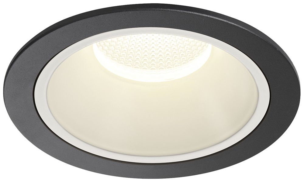 LED-Downlight SLV NUMINOS XL 37.4W 3800lm 4000K 55° DIM Ø160×108mm sz/ws