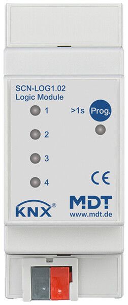 Modulo logico KNX AMD MDT SCN-LOG1.02 porte logiche AND/OR/XOR 8 ingressi 2UM