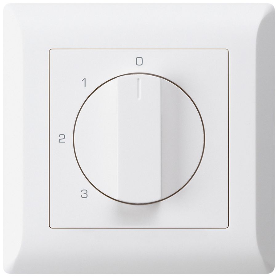 UP-Drehschalter kallysto.line 5/1L weiss