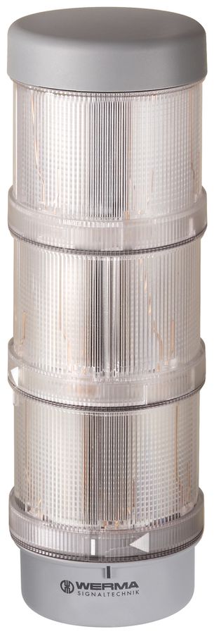 Colonne de signalisation WERMA KS72 Design BWM, 24VAC/DC, vert/jaune/rouge