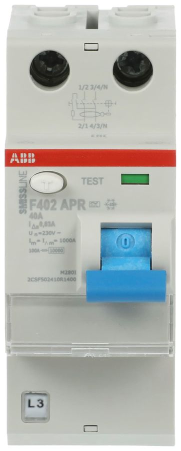 Interruttore differenziale SMISSLINE TP 1LN 40A 30mA leggermente ritardato