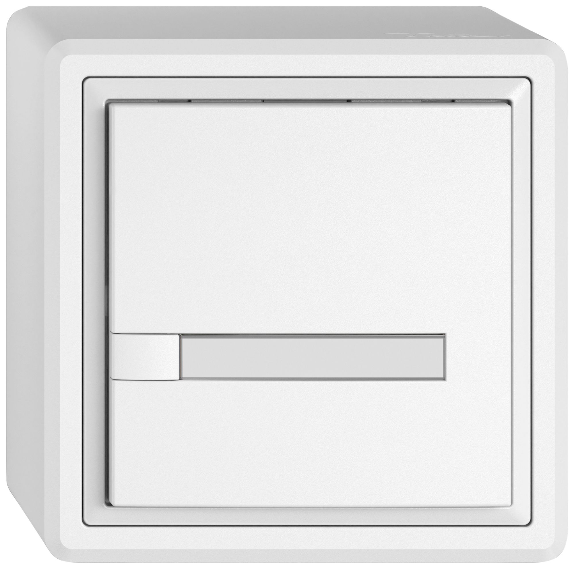 AP-Universaltaster EDIZIO.liv UNI SNAPFIX® 12…48V o.LED 1× 1-Tbed.Pap.ws