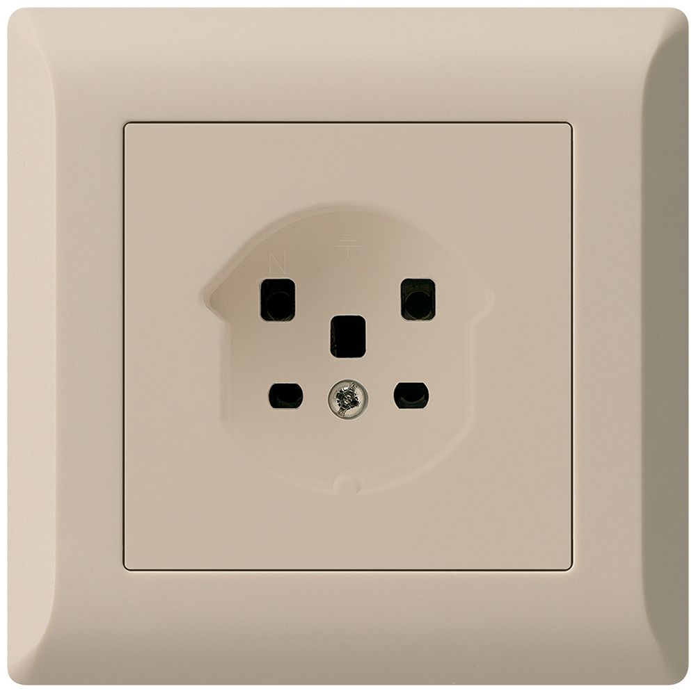 Prise ENC kallysto.line T25 beige bornes à vis