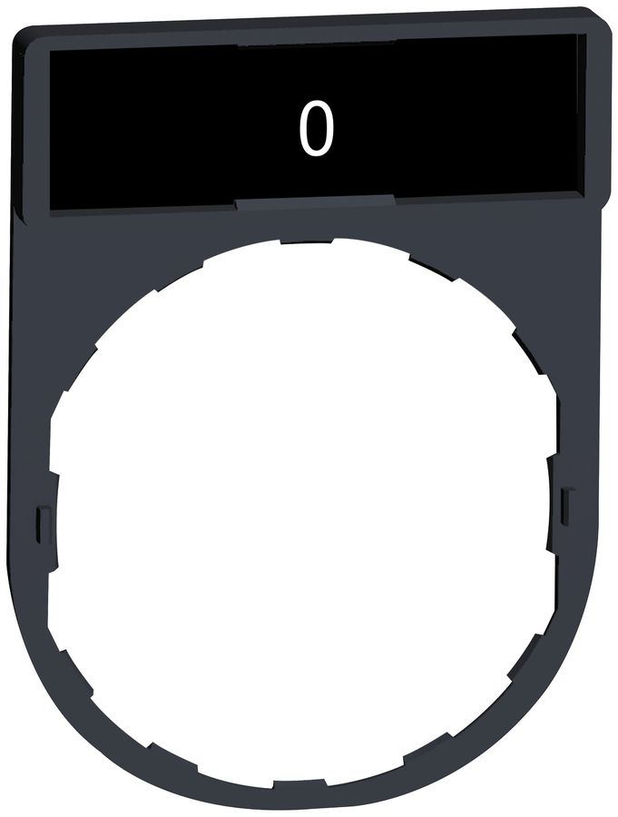 Einlegeschild Schneider Electric O