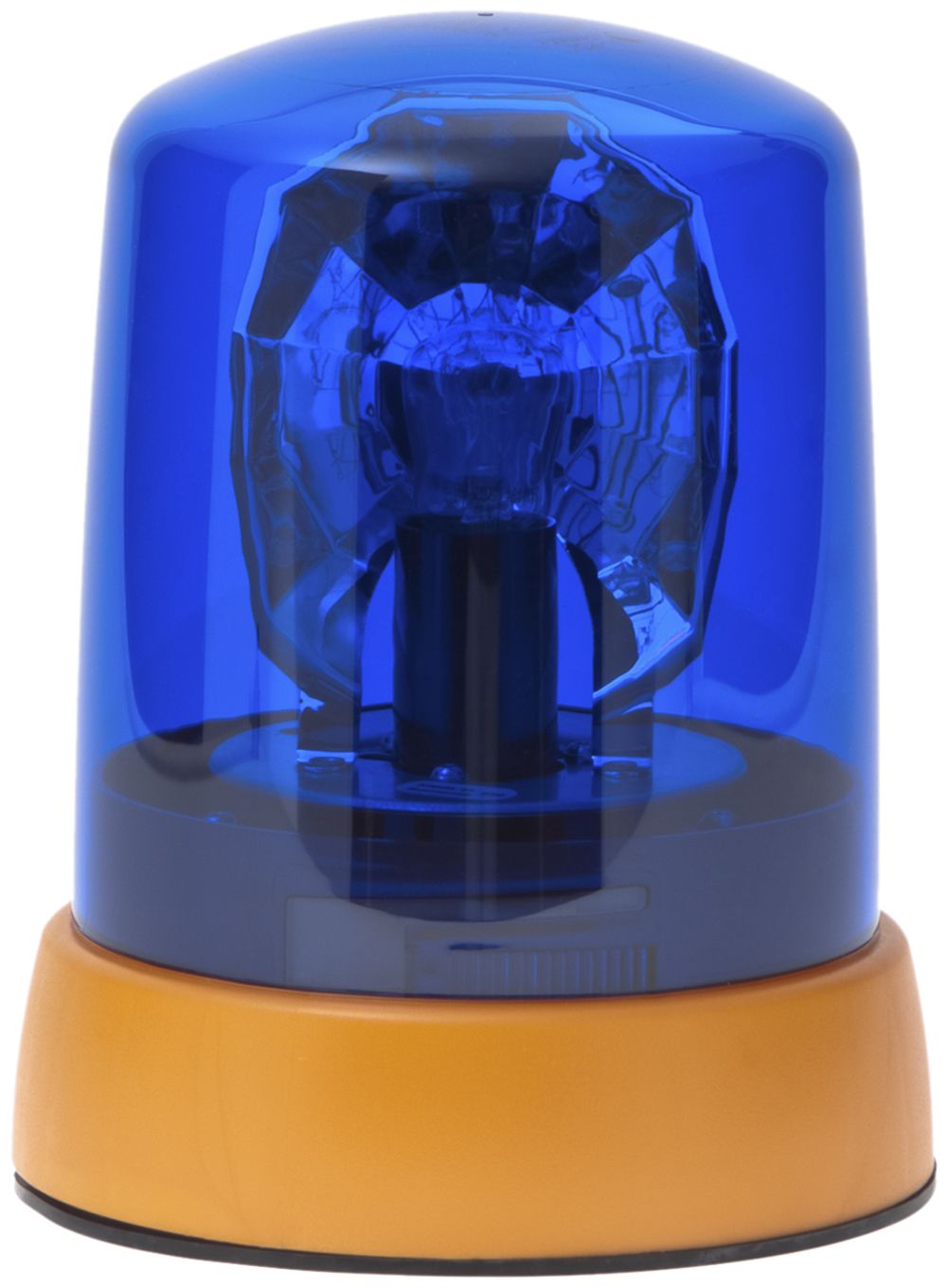 Lampada rotante LED tipo 94-V controllo tel. 230V E14 Ø155×194mm calotta blu