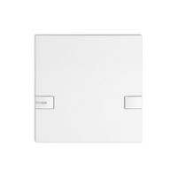 Taste 1/1 EDIZIO.liv KNX und UNI mit SNAPFIX® mit LED 2-Tastenbedienung ws