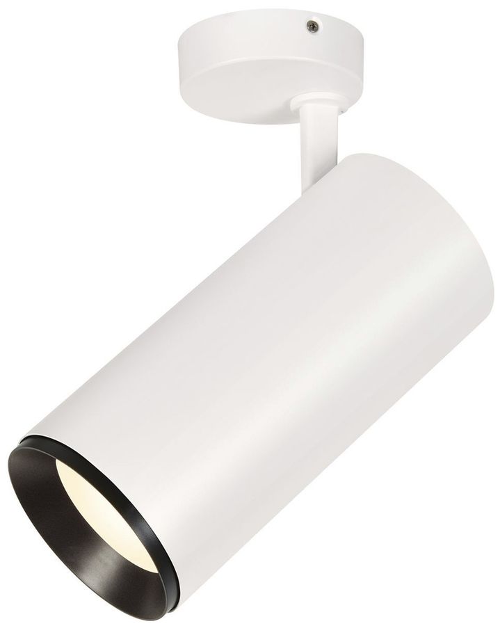 Plafonnier LED SLV NUMINOS SPOT DALI XL 36W 3800lm 4000K 24° blanc/noir