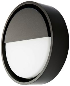 Applique LED SG Frame Round 7W 390lm 830 IP66 REG Ø270mm nero