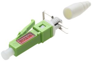 LWL-Verbinder R&M LC/APC C/1 G657.A-Pigtail