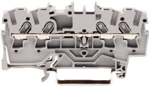 Borne de passage WAGO TopJob-S 1.5mm² 4L gris série 2001