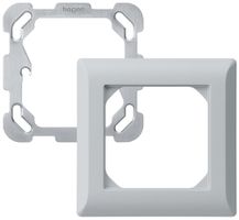 UP-Kopfzeile Hager kallysto.line 1×1 92×92mm hellgrau